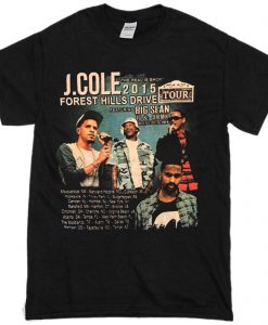 J COLE 2015 Tour T-Shirt (Oztmu)