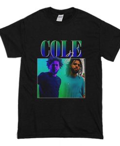 J Cole 90s Vintage Black Rapper T Shirt (Oztmu)