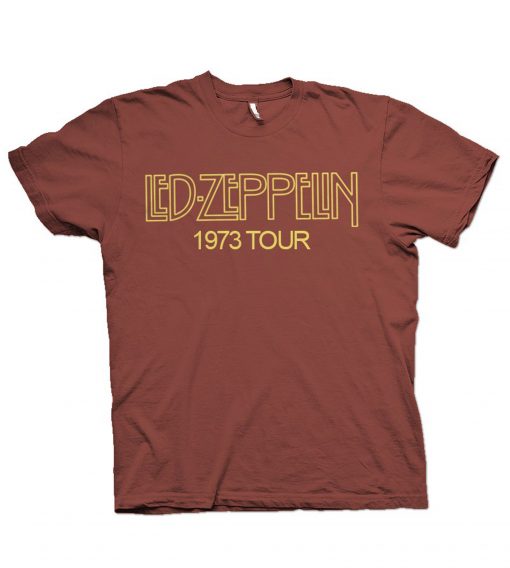 Led Zeppelin 1973 SHOWCO Crew North American Tour Staff T Shirt (Oztmu)