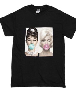 Marilyn Monroe David Michelangelo Bubble Gum T Shirt (Oztmu)