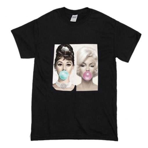 Marilyn Monroe David Michelangelo Bubble Gum T Shirt (Oztmu)