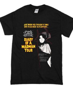 Ozzy Osbourne Diary of A Madman Tour V2 T Shirt (Oztmu)