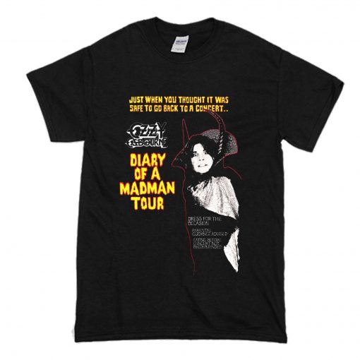 Ozzy Osbourne Diary of A Madman Tour V2 T Shirt (Oztmu)