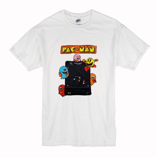 Pacman Retro Classic Arcade Game Crazy T Shirt (Oztmu)