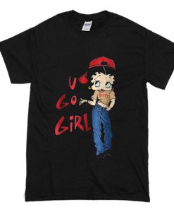 VINTAGE BETTY BOOP U GO GIRL T-SHIRT (Oztmu)