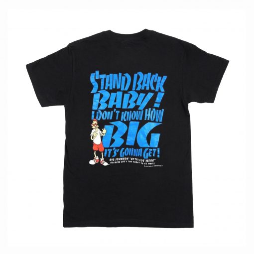 Vintage 90s Big Johnson T-Shirt Black (Oztmu)