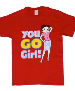 Vintage Betty Boop You Go Girl T Shirt (Oztmu)