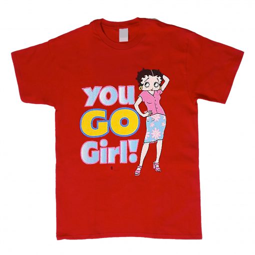 Vintage Betty Boop You Go Girl T Shirt (Oztmu)