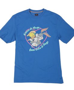 90s Space Jam Kisses And Hugs Lola And Bugs T-Shirt (Oztmu)