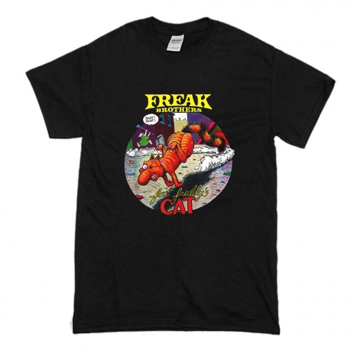 Freak Brothers Fat Freddy's Cat T-Shirt (Oztmu)