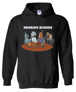 Friends Rick Sanchez Drinking Buddies Hoodie (Oztmu)