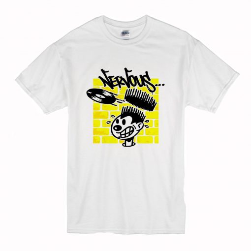 Nervous Records - Record Label T Shirt (Oztmu)