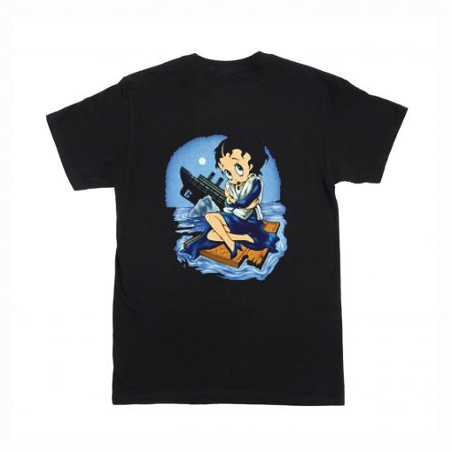 Vintage Betty Boop Titanic T-Shirt Back (Oztmu)