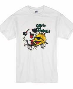 Vintage Calvin and Hobbes T Shirt (Oztmu)