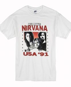 Nirvana USA 91 T-Shirt (Oztmu)