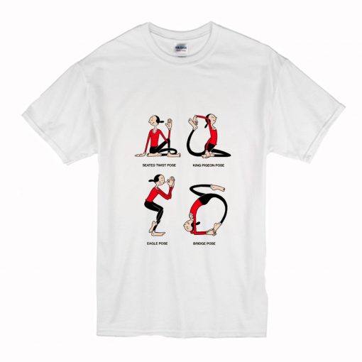 Popeye Olive yoga T Shirt (Oztmu)