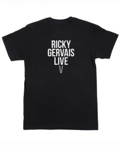 Ricky Gervais - Humanity Tour Skull T Shirt Back (Oztmu)