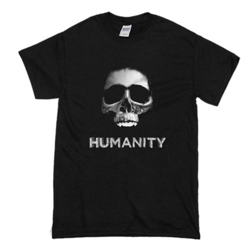 Ricky Gervais - Humanity Tour Skull T Shirt (Oztmu)