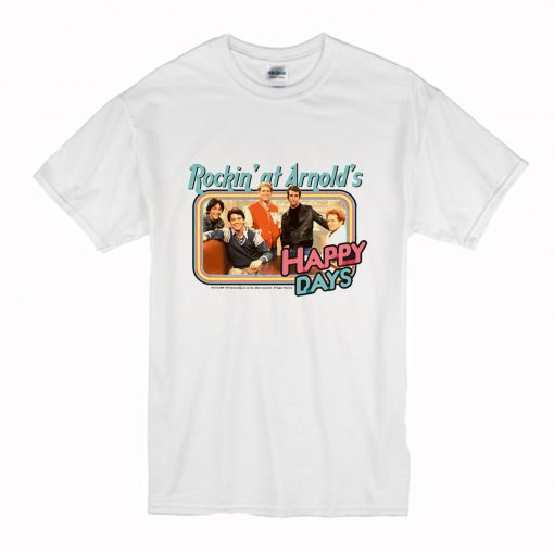 Rocking at Arnolds Fonzie T Shirt (Oztmu)