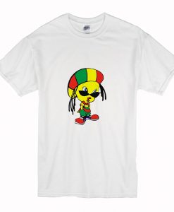 Tweety Rastafari Reggae Looney Tunes T-Shirt (Oztmu)