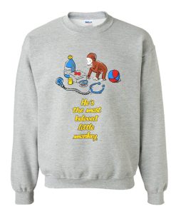 Vintage CURIOUS GEORGE American Animated Series Sweatshirt (Oztmu)