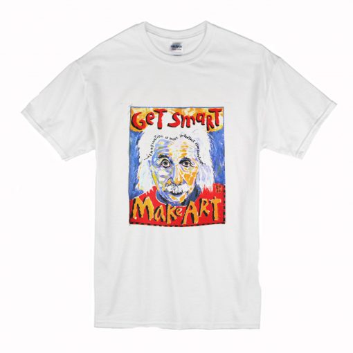 Vintage Deadstock 90's Albert Einstein Art T-Shirt (Oztmu)