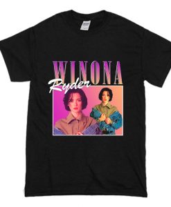 Winona Ryder T Shirt Black (Oztmu)