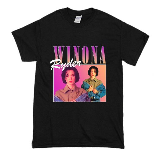 Winona Ryder T Shirt Black (Oztmu)