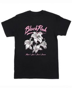 BlackPink Floral T-Shirt Back (Oztmu)