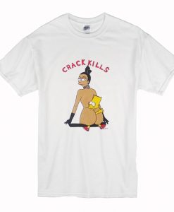 Crack Kills Bart Simpson T Shirt (Oztmu)