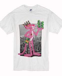 HARD TEN Pink Panther Hip Hop Rap Gangsta Rapper T Shirt (Oztmu)