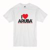 I Love Aruba Logo T Shirt (Oztmu)