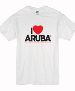 I Love Aruba Logo T Shirt (Oztmu)