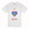 I love Aruba T-Shirt White (Oztmu)