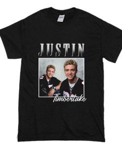 Justin Timberlake T-Shirt Black (Oztmu)