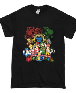 Mushroom Rangers - Super Mario Bros T-Shirt (Oztmu)