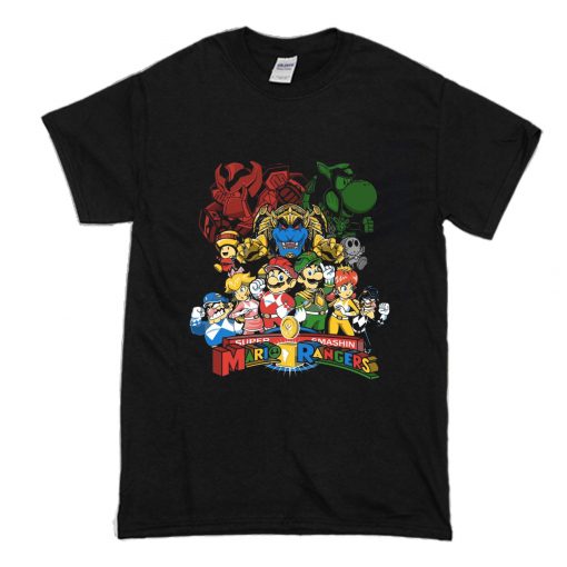 Mushroom Rangers - Super Mario Bros T-Shirt (Oztmu)