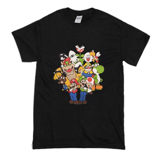 NINTENDO Super Mario Bros T Shirt (Oztmu)