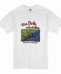 TOM PETTY AND The Heartbreakers Dogs With Wing T Shirt (Oztmu)