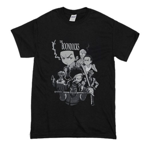 The Boondocks Character Cast Figh T Shirt (Oztmu)