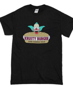 The Simpsons Mens Krusty Burger T-Shirt (Oztmu)