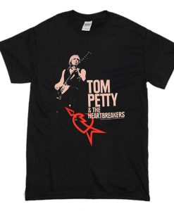 Tom Petty and Heartbreakers T-Shirt Black (Oztmu)