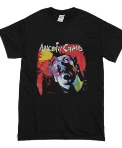 1990 Vintage Alice in Chains Facelift Tour T Shirt (Oztmu)