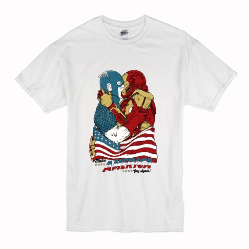 Civil Make America Gay Again T-Shirt (Oztmu)