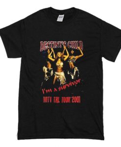 Destinys Child I’m a Survivor MTV TRL Tour T-Shirt (Oztmu)