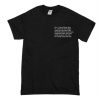 Don’t Leave Please Stay Quote T-Shirt (Oztmu)