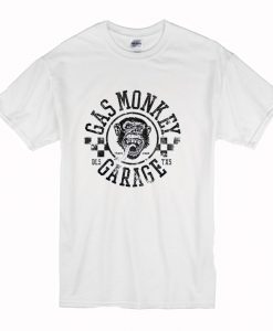 Gas Monkey Garage Rally White T-Shirt (Oztmu)