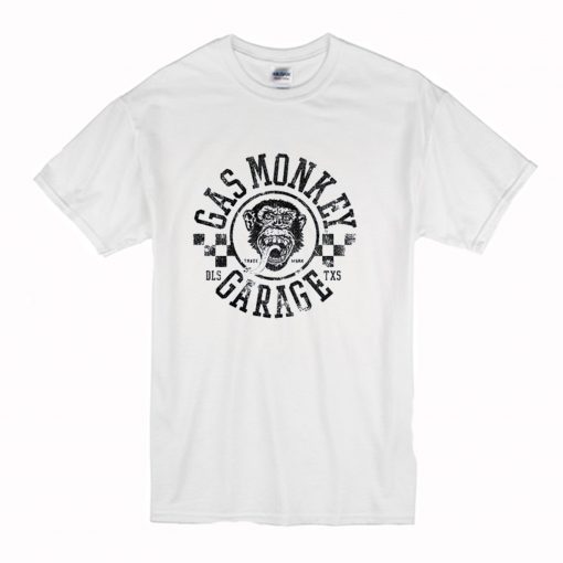 Gas Monkey Garage Rally White T-Shirt (Oztmu)