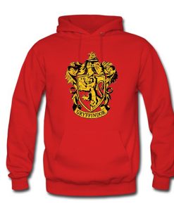 Harry Potter Gryffindor Crest Hoodie (Oztmu)