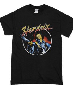 Jimi Hendrix T Shirt Black (Oztmu)